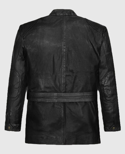 Brad Pitt Benjamin Leather Jacket
