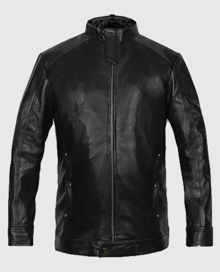 Bradley Cooper Limitless Black Leather Jacket