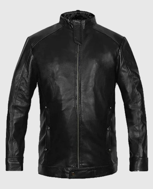 Bradley Cooper Limitless Black Leather Jacket