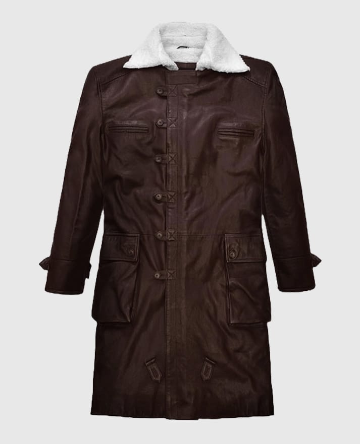 Brown Washed and Wax Tom Hardy Trench Coat