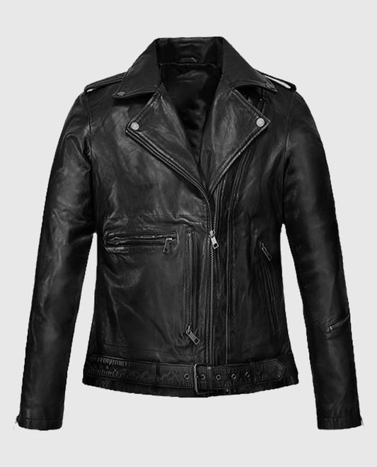 Cameron Diaz Annie Biker Leather Jacket