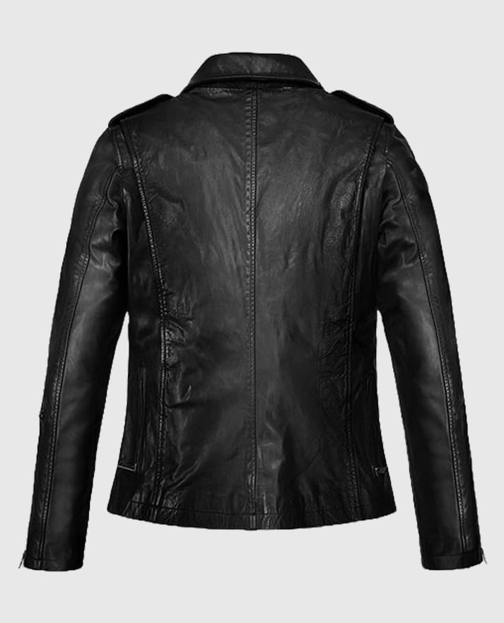 Cameron Diaz Annie Black Leather Jacket