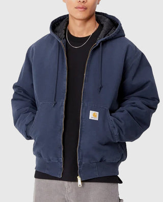 Carhartt Navy Blue Hooded Jacket