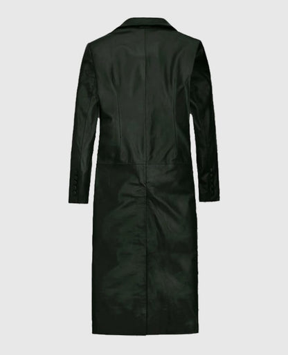 Chelsea Leather Long Coat