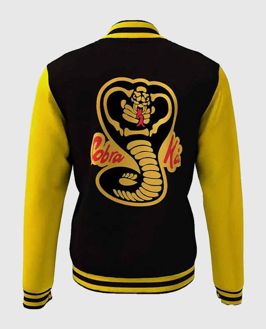 Cobra Kai Letterman Yellow Jacket
