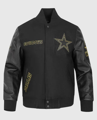 Dallas Cowboys Black & Gold Varsity Jacket