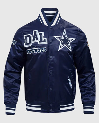 Dallas Cowboys Mashup Classic Rib Satin Jacket