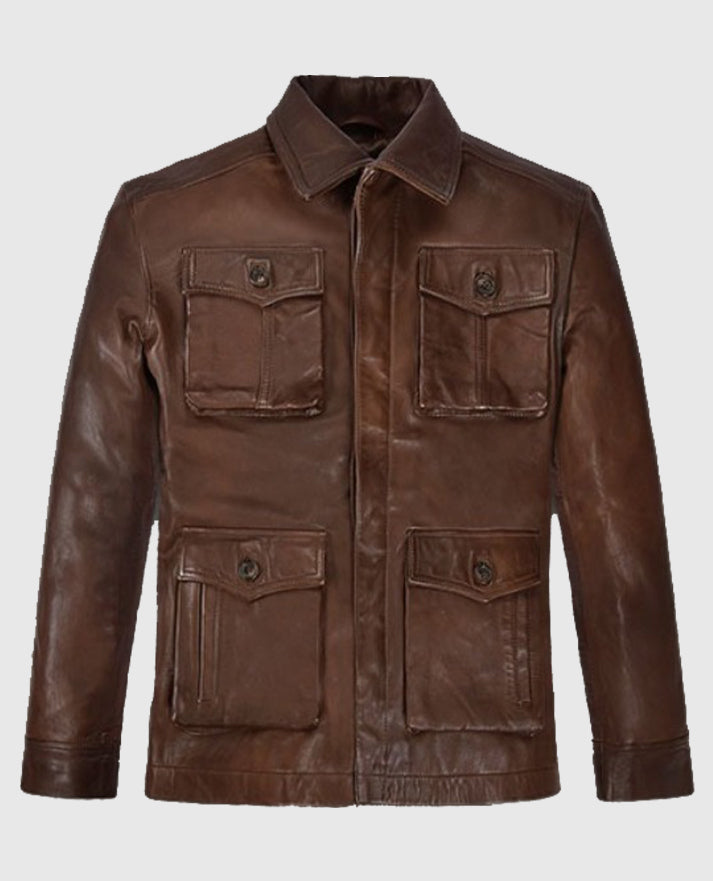 Dean Winchester Brown Leather Jacket