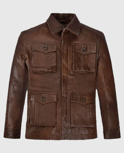 Dean Winchester Brown Leather Jacket