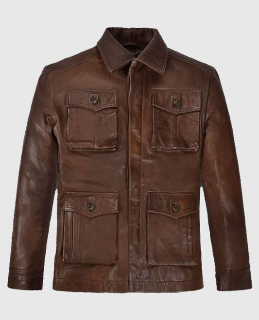Dean Winchester Brown Leather Jacket