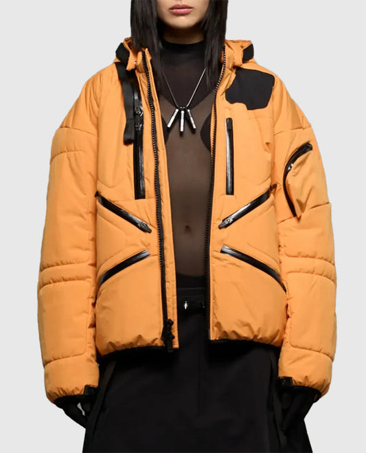 Death Stranding 2 Hooded Orange Jacket