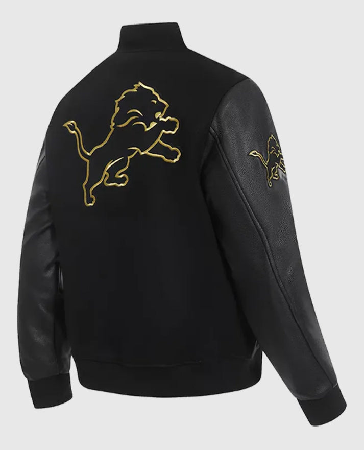 Detroit Lions Black & Gold Jacket