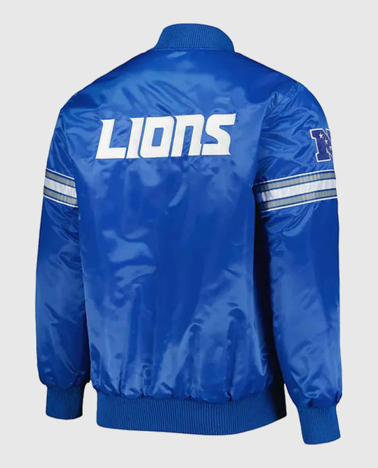 Detroit Lions The Pick and Roll Satin Jacket