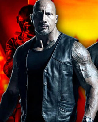 Dwayne Johnson The Fate Of The Furious Leather Vest