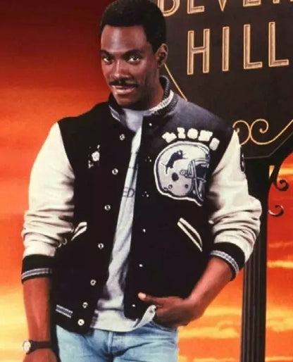 Eddie Murphy Beverly Hills Cop Black Bomber Jacket