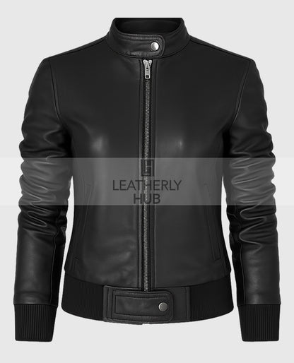 Elena Gilbert The Vampire Diaries Black Leather Jacket