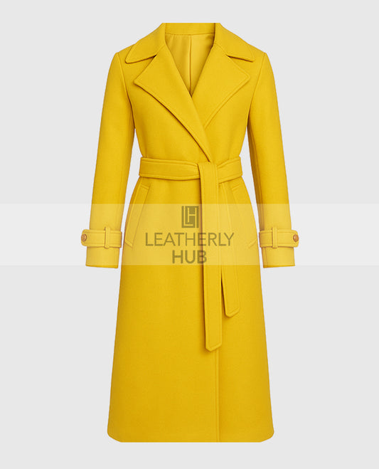 Elisabeth Sparkle The Substance Yellow Coat