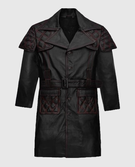 Elvis Presley Leather Long Coat