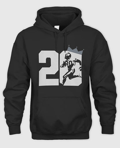 Eminem Barry Sanders Black Pullover Hoodie