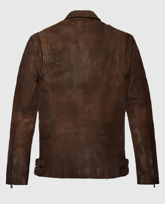 Falcon Brown Rider Leather Jacket
