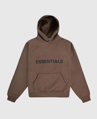 Fear Of God Essentials Brown Hoodie