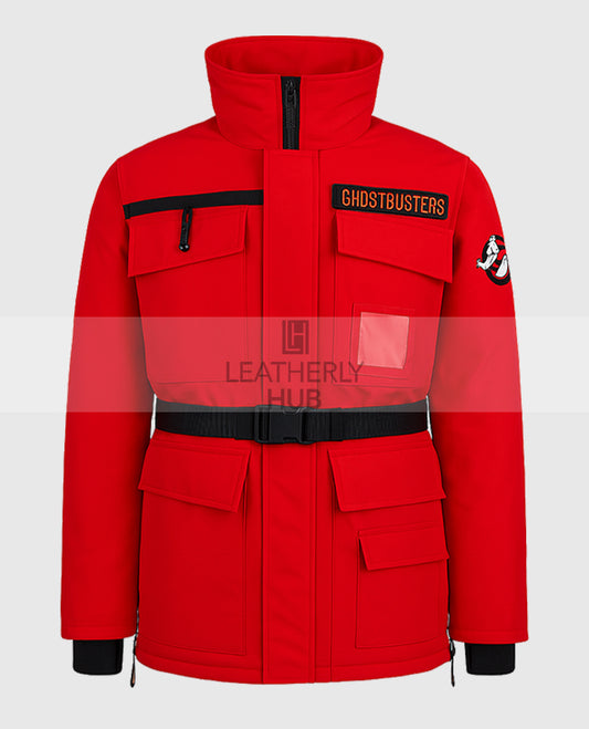 Ghostbusters Frozen Empire Red Jacket