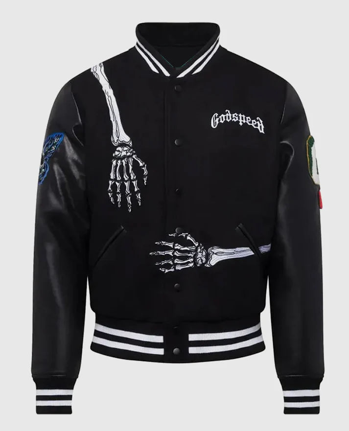 Godspeed Skull Rod Bomber Halloween Jacket
