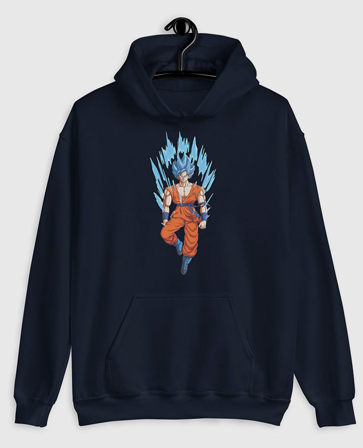 Goku Dragon Ball Z Blue Pullover Hoodie