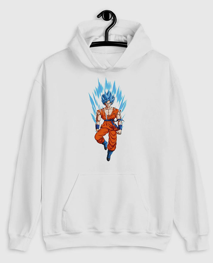 Goku Dragon Ball Z White Pullover Hoodie
