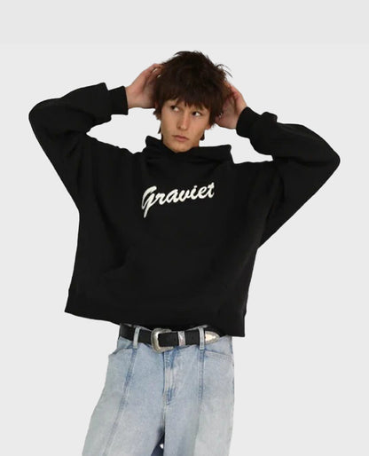 Graviet Logo Black Hoodie