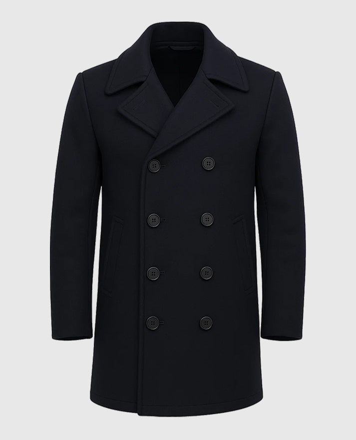 Harry Da Souza MobLand Black Wool Trench Coat