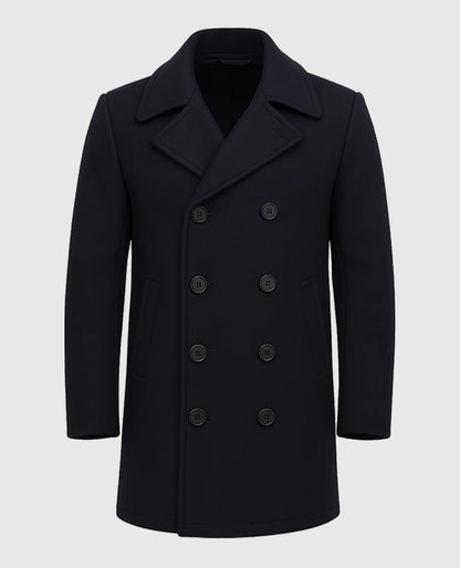 Harry Da Souza MobLand Black Wool Trench Coat