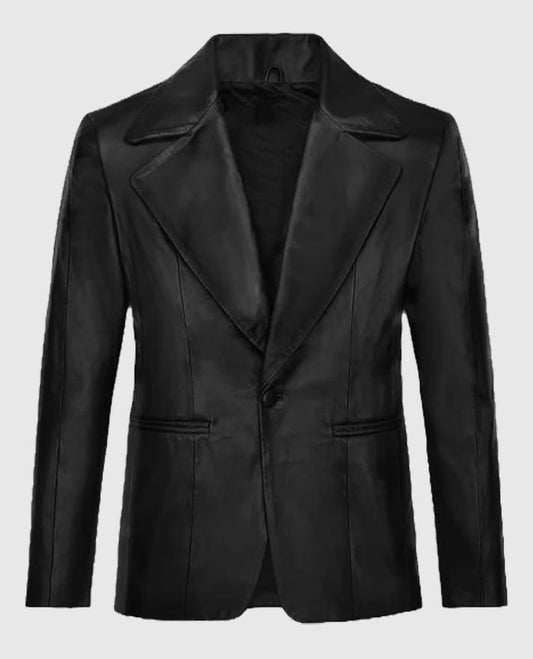 Harry Styles Leather Blazer