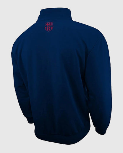 Icon Sports FC Barcelona Navy Blue Jacket