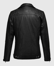 Ironwood Black Biker Leather Jacket