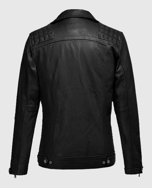 Ironwood Black Biker Leather Jacket