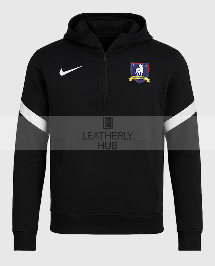 Jamie Tartt Black Hooded Track Jacket