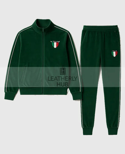 Jason Kelce Italia Green Tracksuit