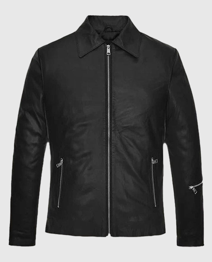 Jensen Huang Leather Jacket