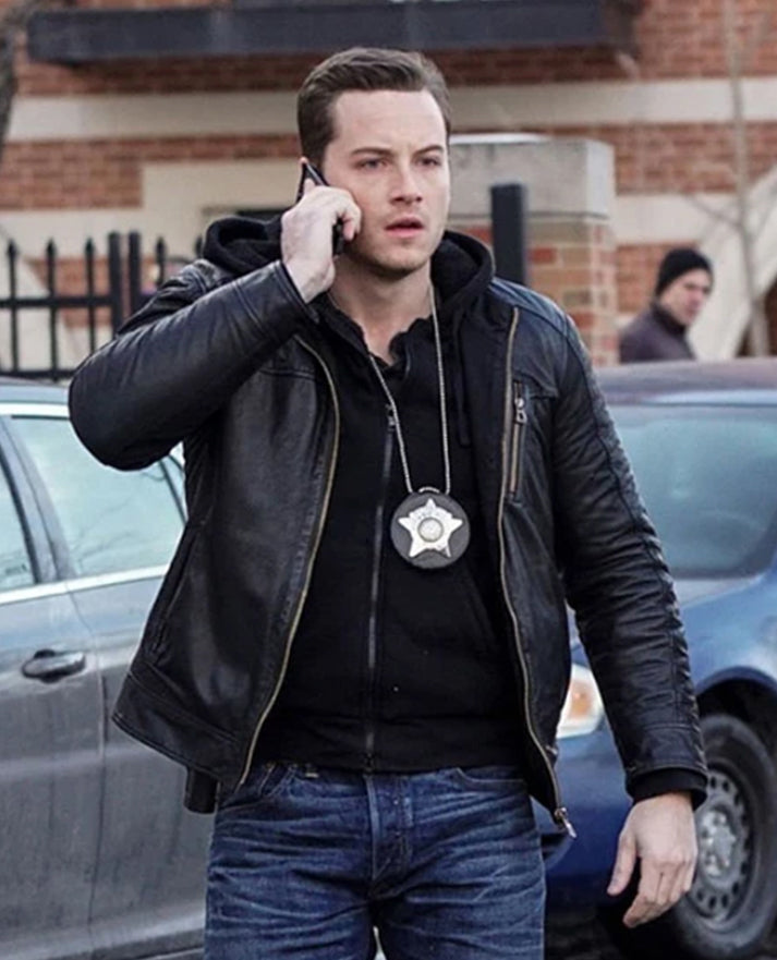Jesse Lee Soffer Chicago P.D. Leather Jacket