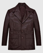 Johnny Depp Leather Blazer
