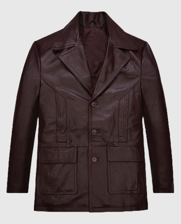 Johnny Depp Leather Blazer