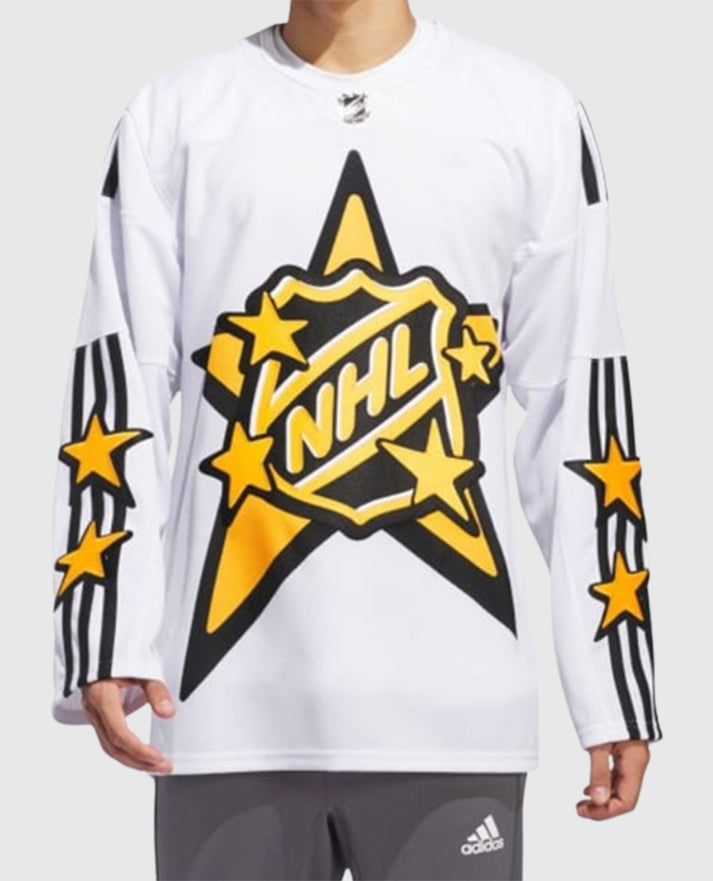 Justin Bieber NHL All-Star White Jerseys