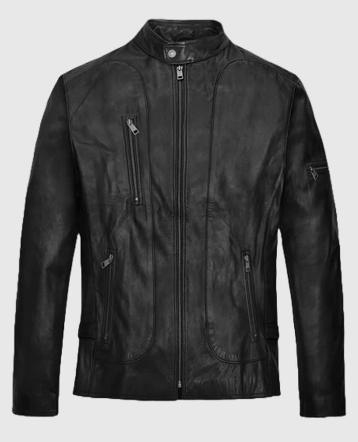 Justin Timberlake Guys Choice Awards Black Leather Jacket