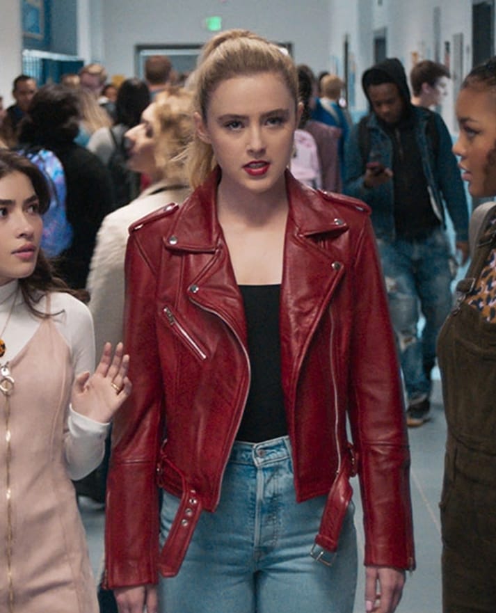 Kathryn Newton Freaky Leather Jacket