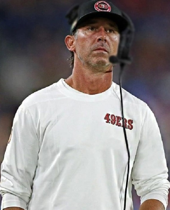 Kyle Shanahan San Francisco 49ers Pullover Style White Shirt