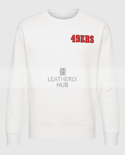 Kyle Shanahan 49ers Long Sleeves White Shirt 