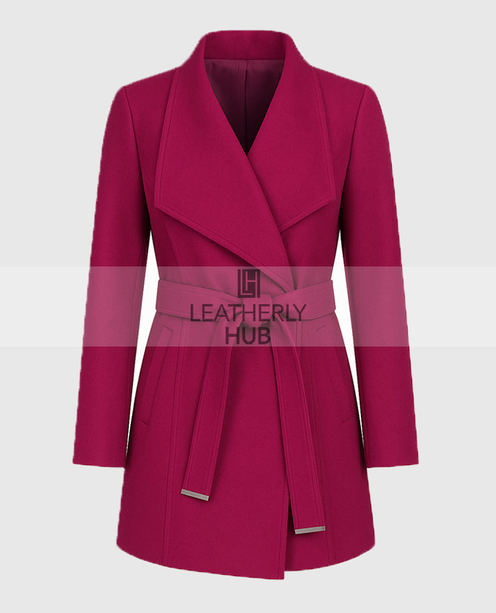  Lacey Chabert Wool Coat