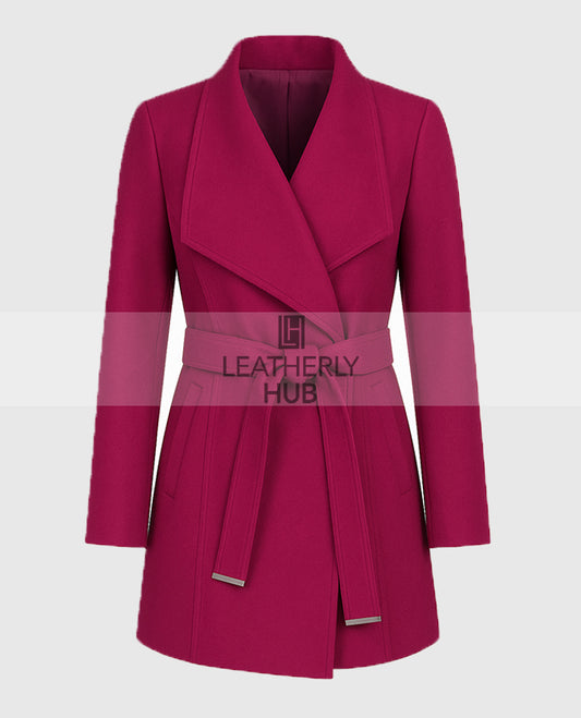  Lacey Chabert Wool Coat