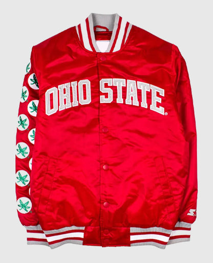 Lebron James Ohio State Buckeyes Red Jacket